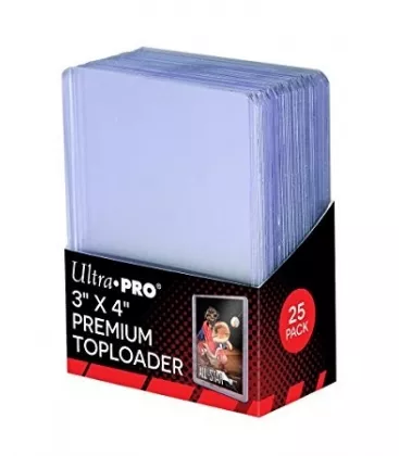 Fundas Standard Toploader Super Clear Premium (25 unidades) Ultra Pro.