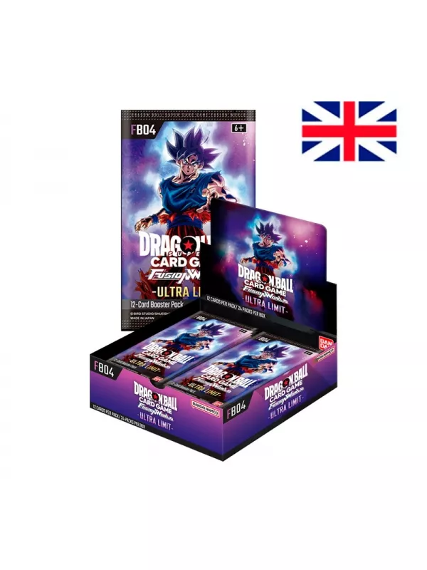 Booster Box Display FB04 (24 unidades) Fusion World Inglés - Dragon Ball Super Card Game