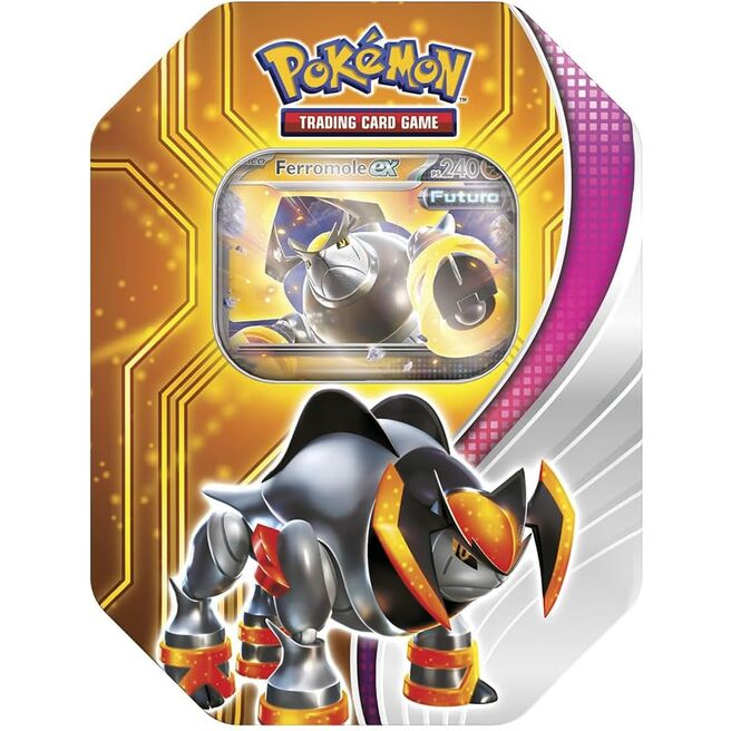 Pokemon Paradoxical Destinies Trading Card Game Tin Assorted Spanish