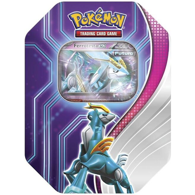 Pokemon Paradoxical Destinies Trading Card Game Tin Assorted Spanish