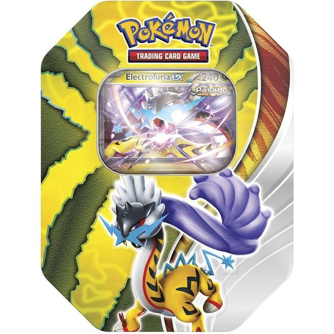 Pokemon Paradoxical Destinies Trading Card Game Tin Assorted Spanish