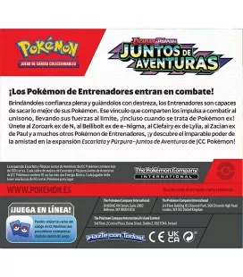 Booster Display (36 unidades) Escarlata y Púrpura 9 - Journey Together Español - Pokémon TCG