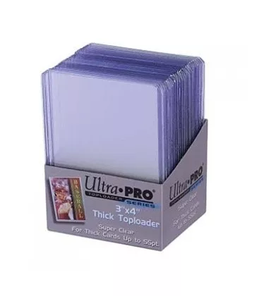 Fundas Standard Toploader Thick Clear (25 unidades) Ultra Pro.