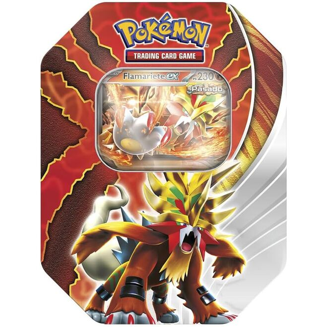 Pokemon Paradoxical Destinies Trading Card Game Tin Assorted Spanish