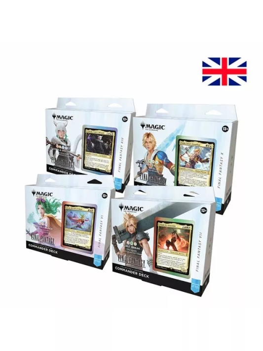 Collector´s Edition Commander Display (4 Mazos) Final Fantasy Inglés - Magic The Gathering